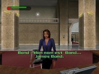 une photo d'Ã©cran de 007 Le Monde Ne Suffit Pas sur Nintendo 64